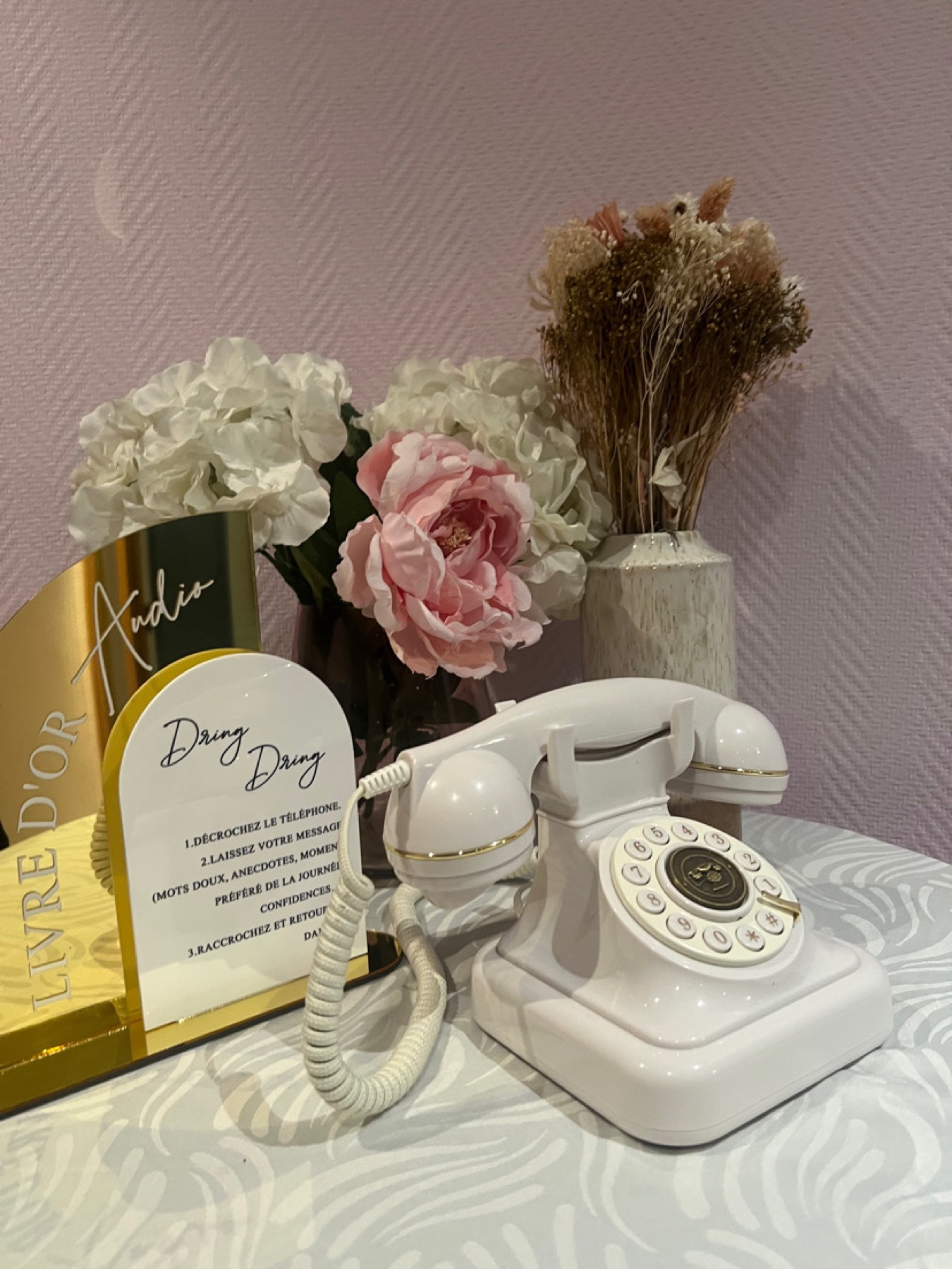 Livre d'or audio pour mariage en Alsace