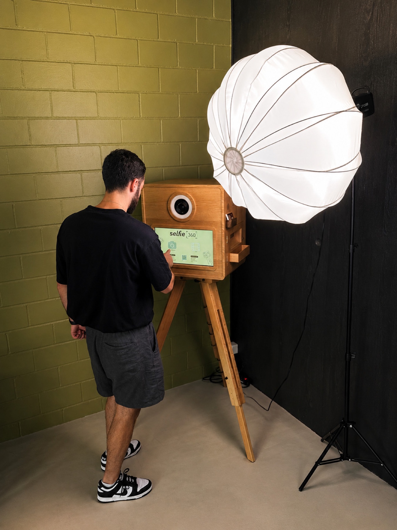 Photobooth installe pour un anniversaire