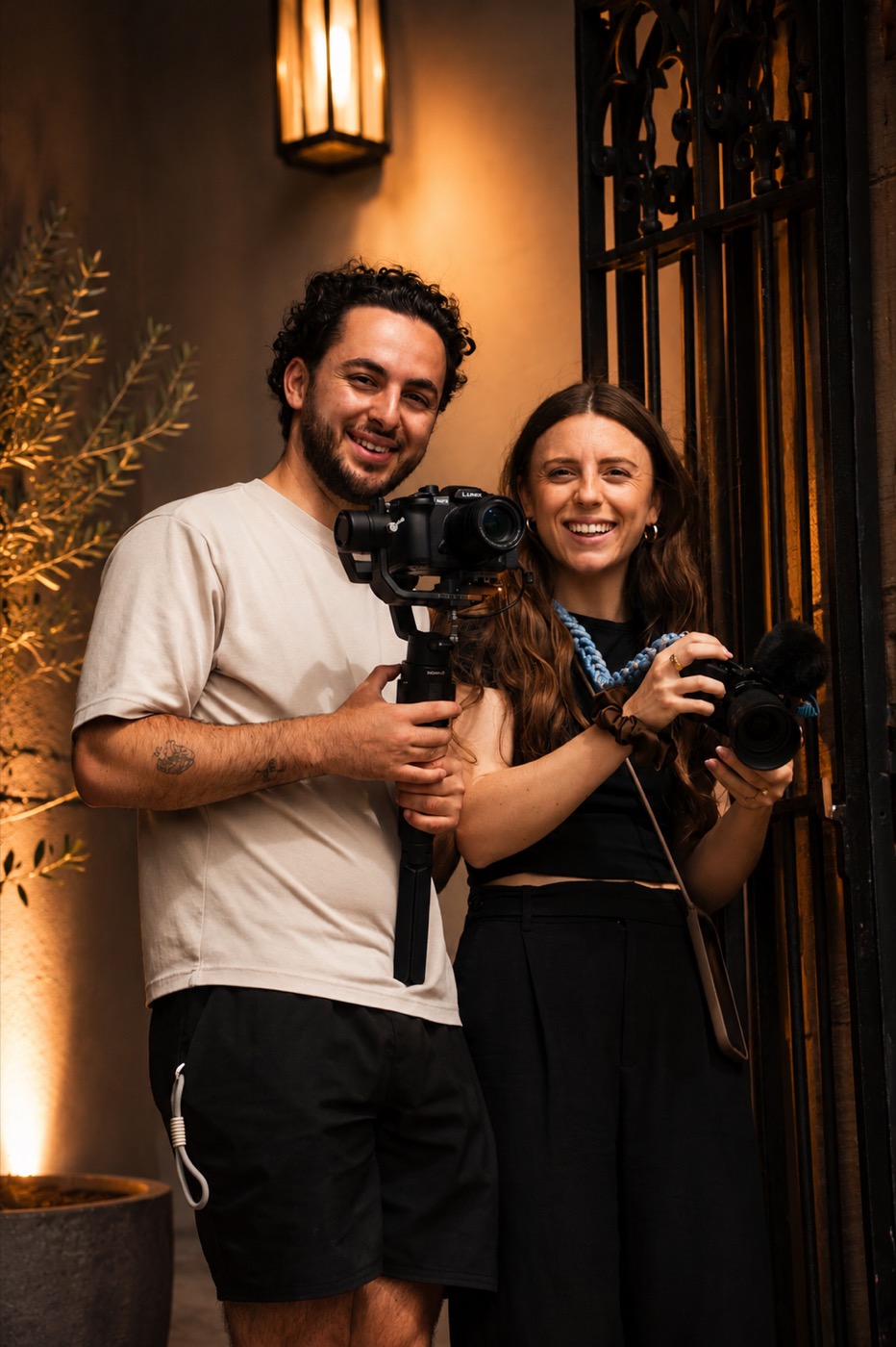 Chloé et Enzo, fondateurs de Selfie360